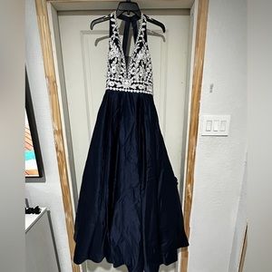 Navy Blue size 5 prom dress